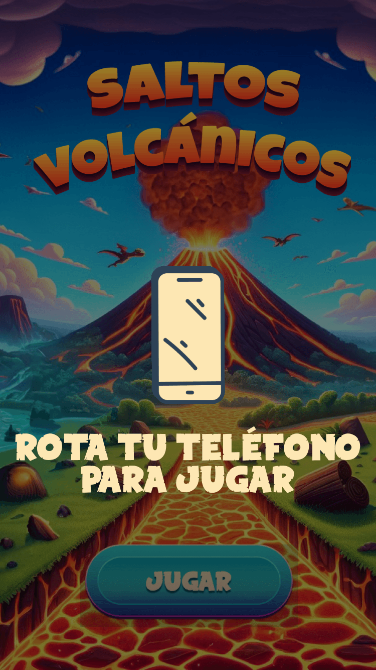 Saltos Volcánicos start screen